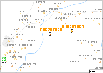 map of Guarataro