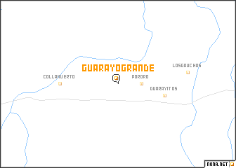 map of Guarayo Grande