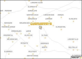 map of Guardarraya