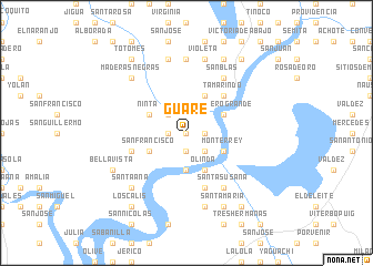 map of Guare