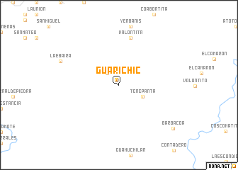 map of Guarichic