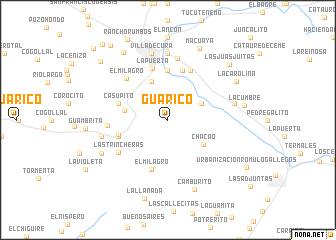 map of Guarico