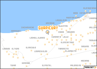 map of Guaricuay
