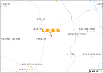 map of Guaridas