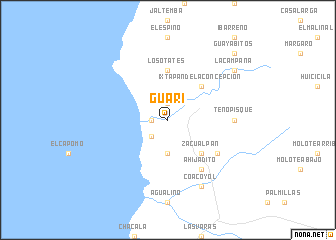 map of Guari