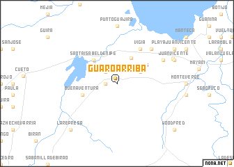 map of Guaro Arriba