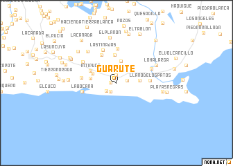 map of Guarute