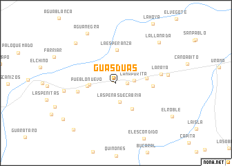 map of Guasduas