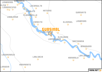 map of Guasimal