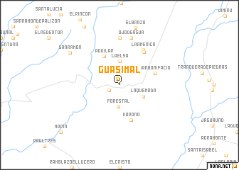 map of Guasimal