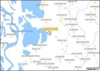 map of Guásimo