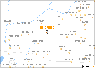 map of Guasina