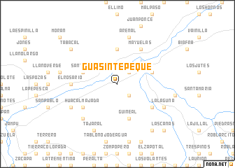 map of Guasintepeque