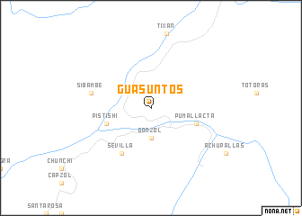 map of Guasuntos