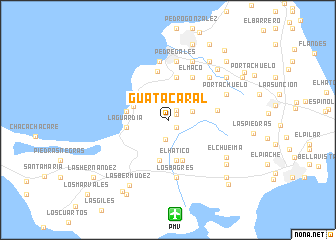map of Guatacaral