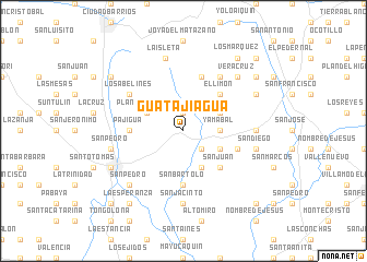 map of Guatajiagua