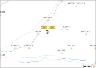 map of Guaviña