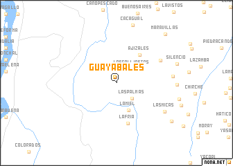 map of Guayabales