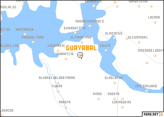 map of Guayabal