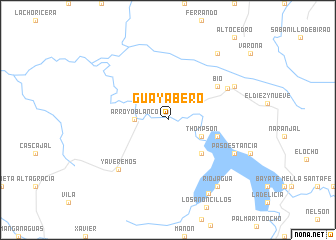 map of Guayabero
