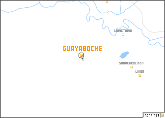 map of Guayaboche