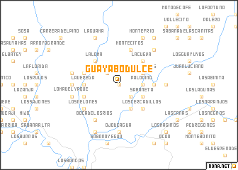 map of Guayabo Dulce