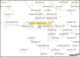 map of Guayabo Dulce