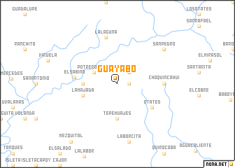 map of Guayabo