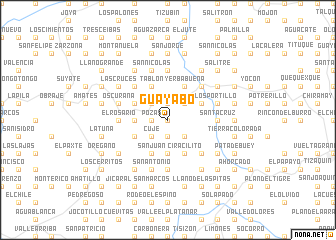 map of Guayabo