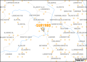 map of Guayabo