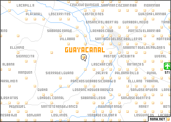 map of Guayacanal