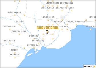 map of Guayacanal
