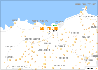 map of Guayacán