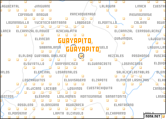 map of Guayapito