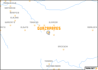 map of Guazapares