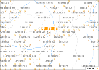 map of Guazore