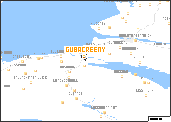 map of Gubacreeny