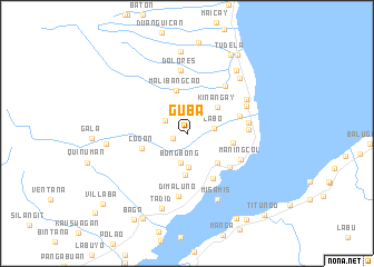 map of Guba