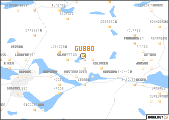 map of Gubbo