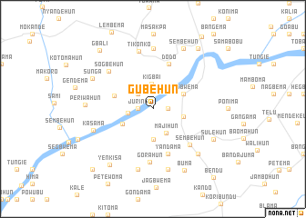 map of Gubehun