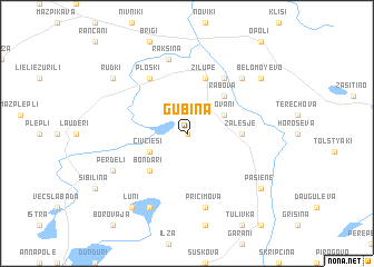 map of Gubina