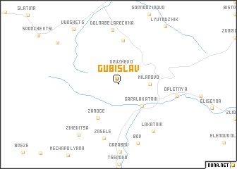 map of Gubislav