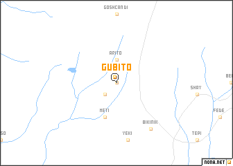 map of Gubītʼo