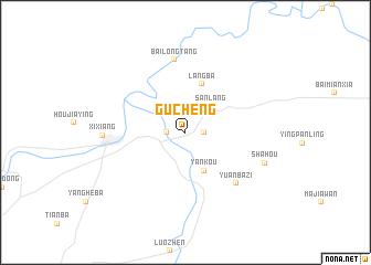 map of Gucheng