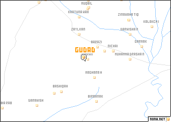 map of Gudād