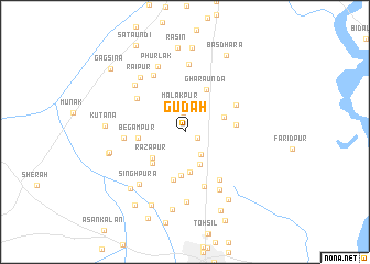 map of Gūdah