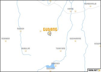 map of Gudang