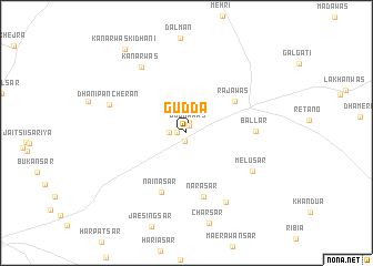 map of Gudda