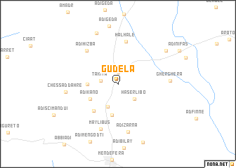 map of Gudela