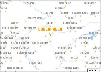 map of Gudenhagen